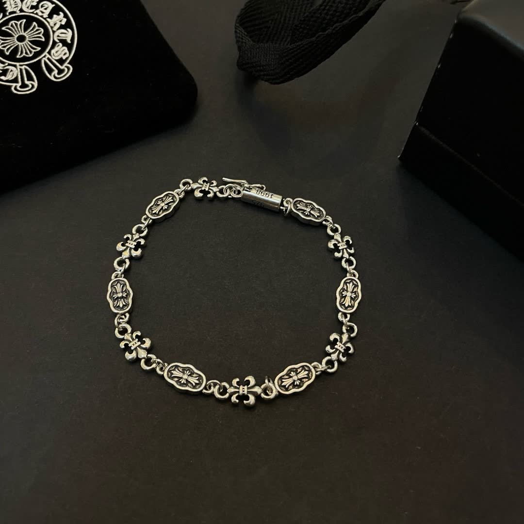 Chrome Hearts Endo Silver Bracelet